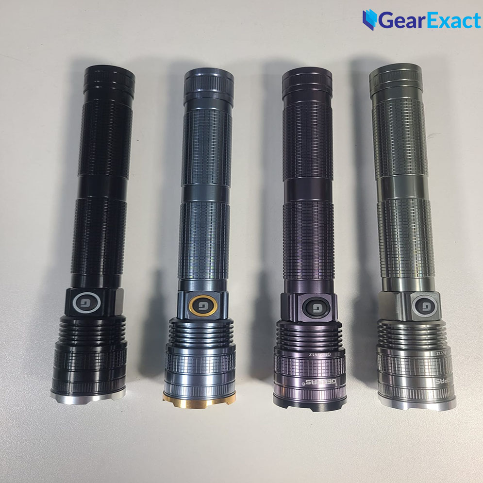 Geepas GFL4651Z Rechargeable Zoomable LED Flashlight and Torch Light