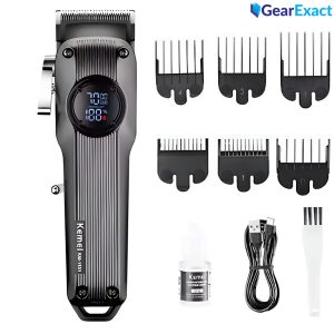Kemei KM-1550 Professional Hair Clipper and Beard Trimmer Salon Series for Men